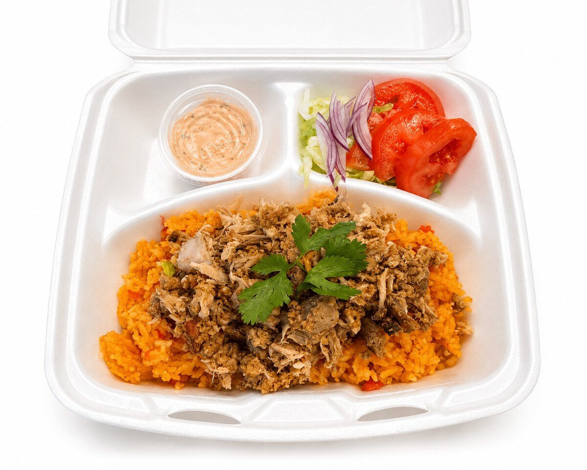 Tripleta Mofongo or Rice Bowl